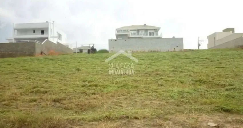 Terreno de 525m com boa localização e topografia em aclive no condomínio jardim dos lagos em indaiatuba