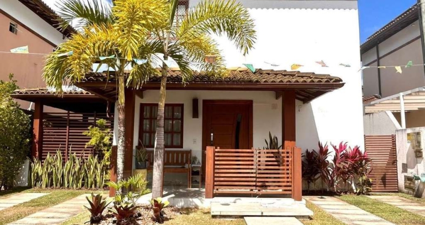 Casa em condomínio fechado com 4 quartos à venda na Rodovia BA-099 - Estrada do Côco, Abrantes, Camaçari