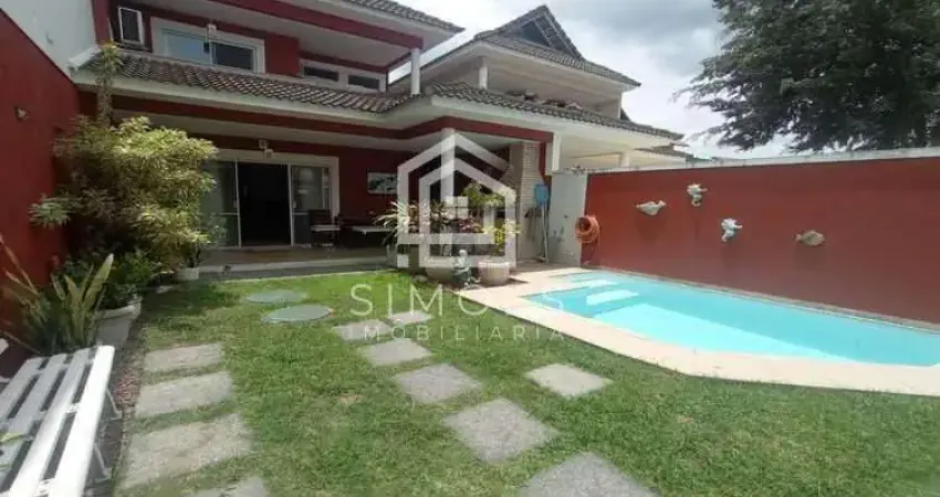 Casa em condomínio para venda em rio de janeiro, freguesia (jacarepaguá), 4 dormitórios, 3 suítes, 4 banheiros, 3 vagas