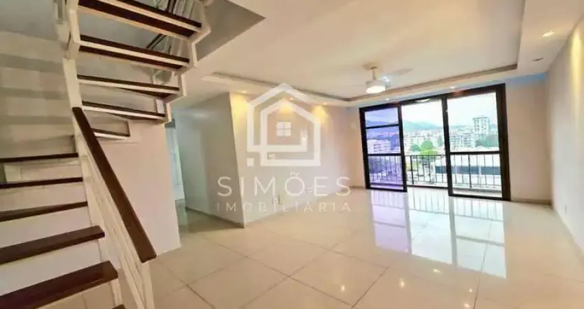 Cobertura para venda em rio de janeiro, freguesia (jacarepaguá), 3 dormitórios, 1 suíte, 2 banheiros, 2 vagas