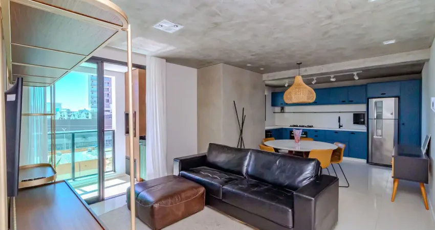 Excelente apartamento, semi mobiliado com ampla área de lazer