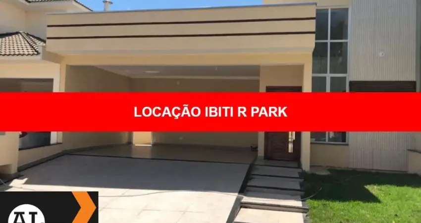 Casa térrea para locação no condomínio ibiti royal park, com 3 suítes, armários modulados em todos os cômodos e cozinha planejada