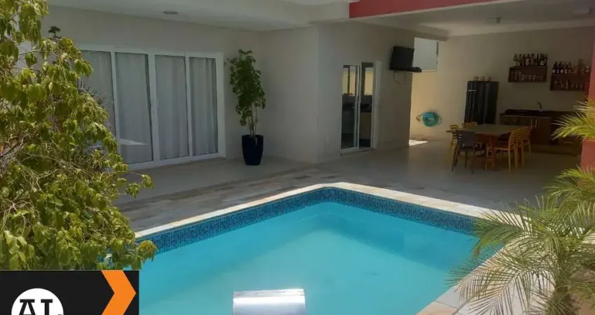 Casa sobrado à venda no Condomínio residencial Mont Blanc Sorocaba sendo 3 suítes com closet, 345 m2 de área construída, piscina.