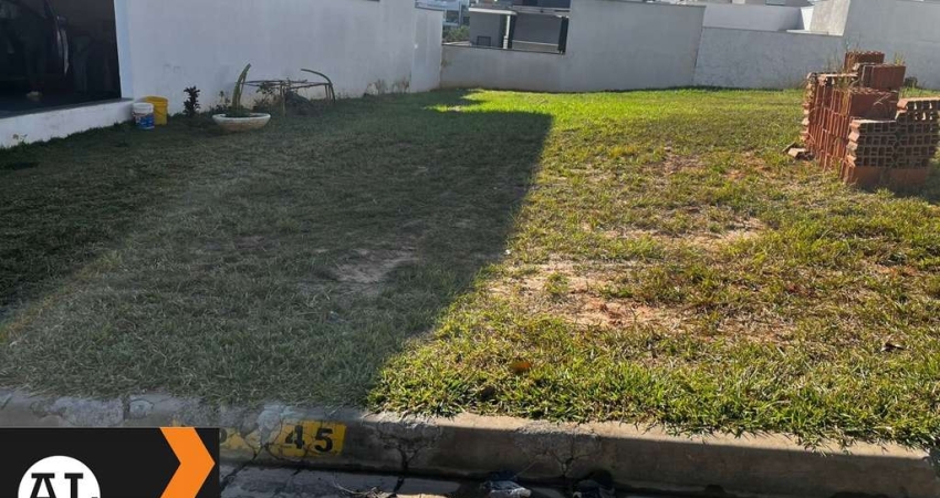 Ótimo terreno plano á venda no condomínio IBITI RESERVA em Sorocaba com 250 m2 alguns metros  portaria em um condomínio com lazer total e um belo lago