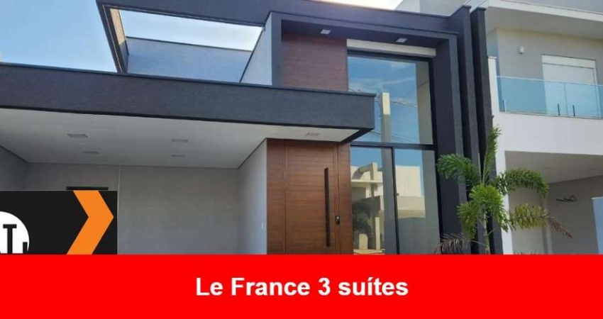 Excelente oportunidade! Casa térrea à venda no Condomínio Le France, com uma localização privilegiada