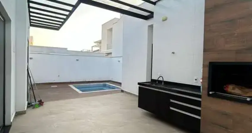 Casa térrea no chácara ondina para alugar. com 202m² construídos e 324m² de terreno, 3 suítes sendo 1 com closet e área gourmet com  piscina