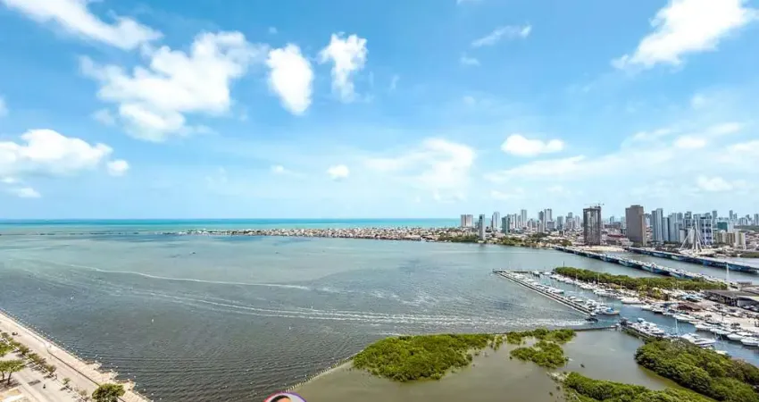 Apartamento à venda no Cabanga - 4 quartos, 268 m² e varanda gourmet - Edf Mirante do Cais