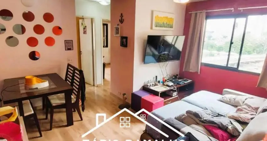 Apartamento à venda na vila paulista, com 2 dormitórios, e vaga de garagem.