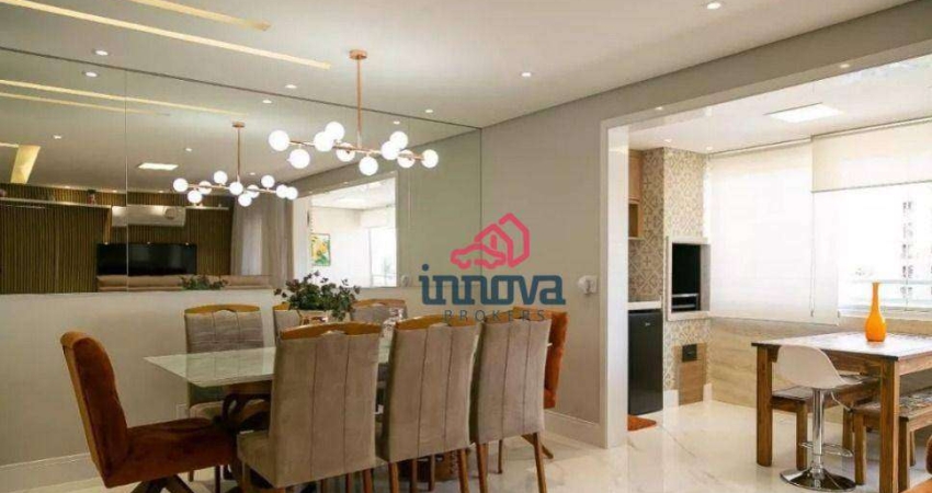 Apartamento com 3 dormitórios à venda, 108 m² por R$ 1.170.000,00 - Vila Augusta - Guarulhos/SP