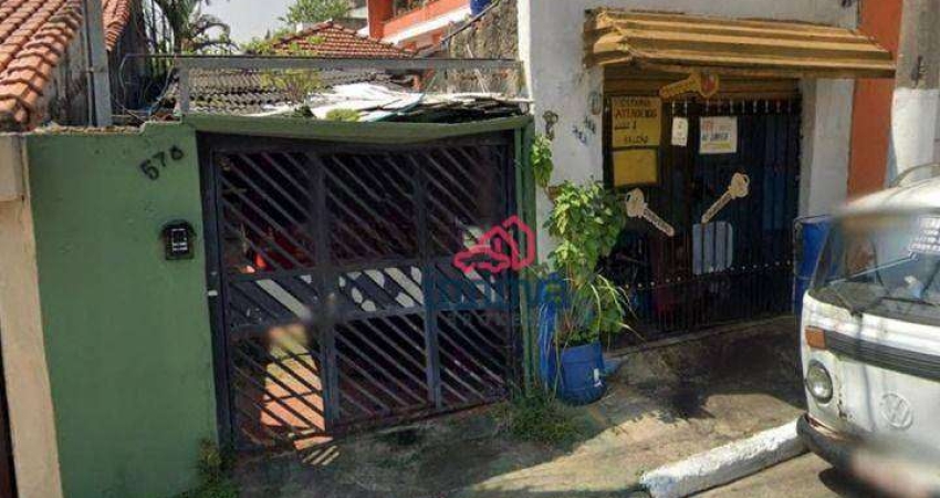 Terreno à venda, 280 m² por R$ 798.000,00 - Chácara Mafalda - São Paulo/SP
