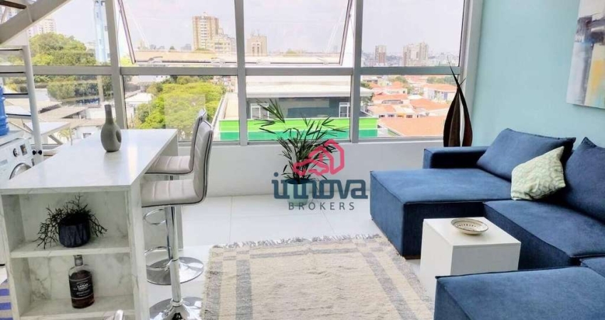 Apartamento com 1 dormitório à venda, 45 m² por R$ 625.000,00 - Santana - São Paulo/SP