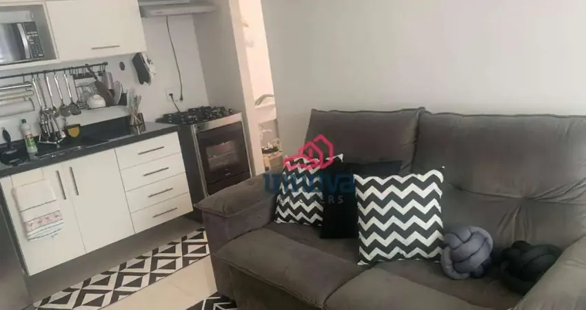 Apartamento com 1 dormitório, 32 m² - venda por r$ 213.000,00 ou aluguel por r$ 1.694,00/mês - vila nivi - são paulo/sp