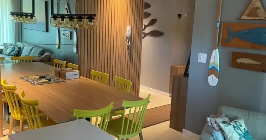 Excelente apartamento 3 quartos na praia brava, todo mobiliado, com ótima localização