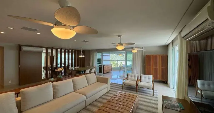 Aparatamento frontal ao mar com 4 suítes, 6 banheiros, 4 vagas 300m²