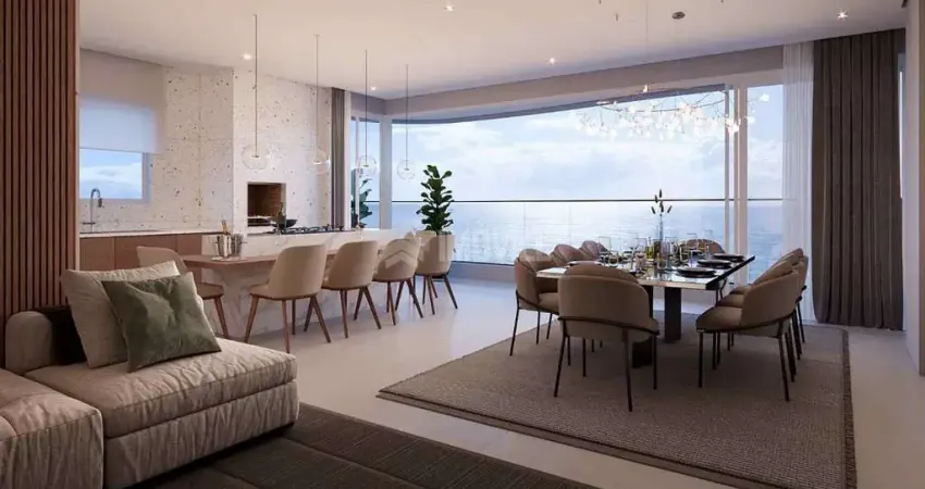 Alto padrão no ed le blanc brava residence com 3 ou 4 suítes na praia brava.