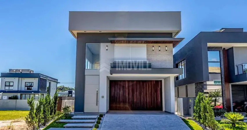 Casa nova no condomínio fechado com 04 dormitórios, 04 vagas