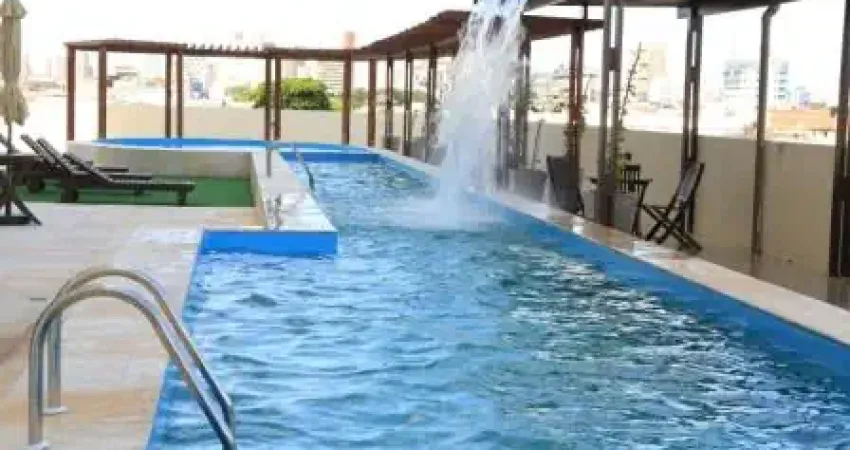 Apto 02 quartos 02 banheiros 01 vaga no edificio cidade port 24 hs nascente academia piscina