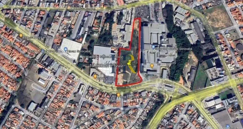 Terreno comercial para alugar na Avenida Itavuvu, Jardim Santa Cecília, Sorocaba