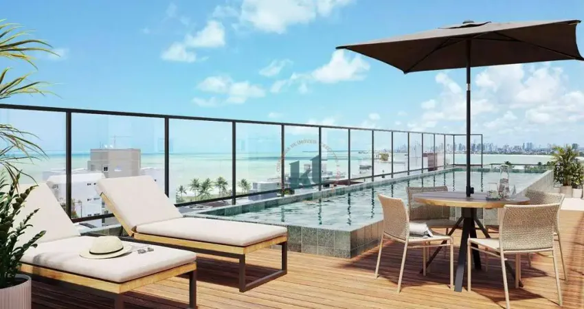 Studio com 3 dormitórios à venda, 88 m² por R$ 1.476.831,83 - Intermares - Cabedelo/PB