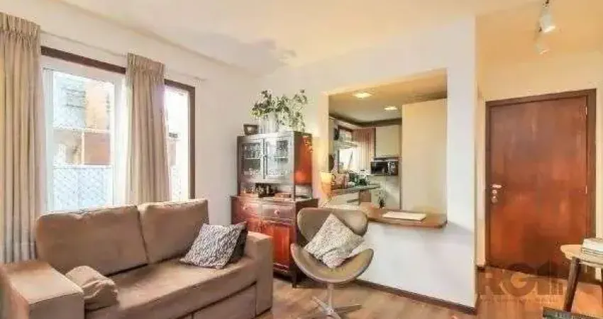 Apartamento no Bairro Auxiliadora de 1 dormitório e 2 vagas
