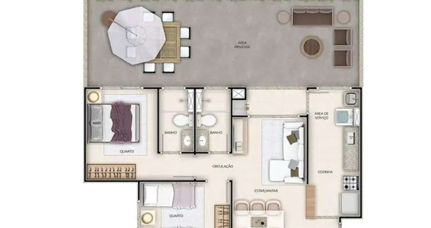Apartamento 2 dormitórios à venda Camaquã Porto Alegre/RS