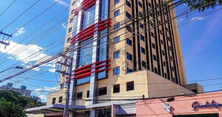 Sala comercial edifício oswaldo cruz com móveis planejados - aceita permuta - 44m²