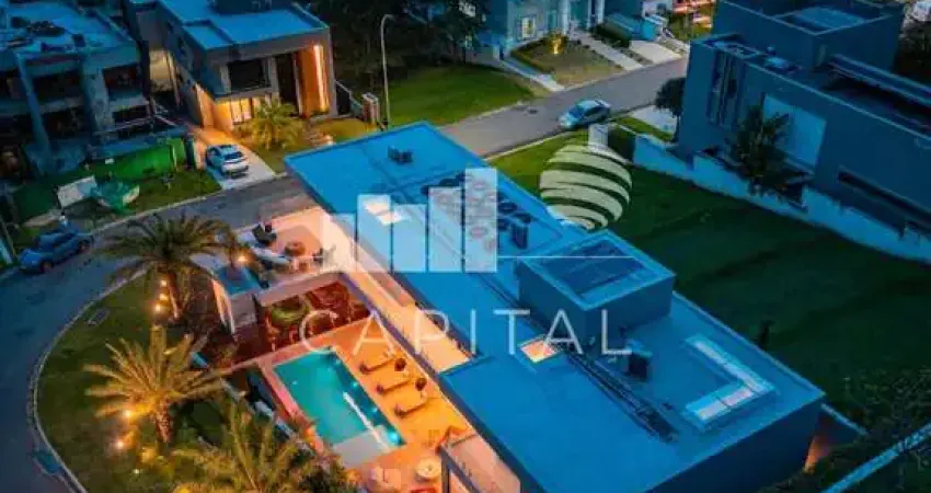 Casa Para Venda Mobiliada Em Condomínio Em Alphaville Com 04 Suítes - 04 Vagas