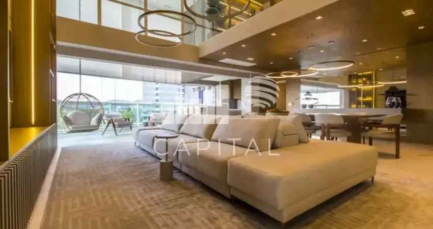 Apartamento à venda mobiliado com 4 suítes, 5 banheiros, 4 vagas, 376m²