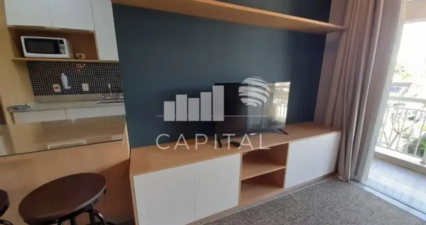 Alugo apartamento com 1 dormitório mobiliado em alphaville