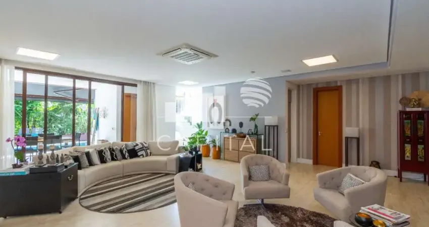 Casa Para Venda Mobiliada Em Condomínio de Alphaville Com 04 Suítes - 06 Vagas
