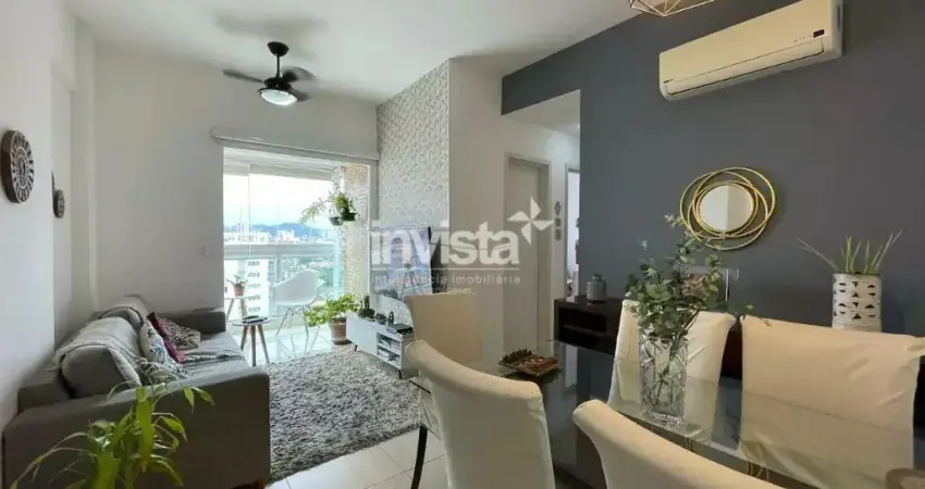 Apartamento com 2 quartos à venda no Estuário, Santos 