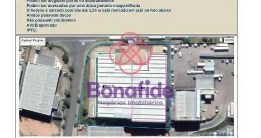 Galpão Industrial para locação, Medeiros, Jundiaí - GA0007.