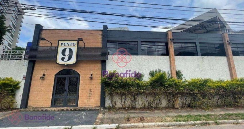 Salão comercial para VENDA localizado no bairro Jardim Paulista, em Jundiaí/SP.