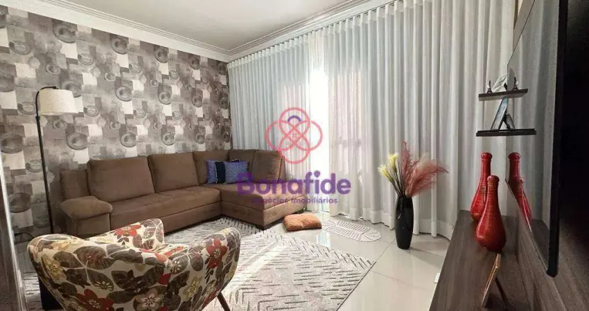 Apartamento para VENDA localizado no Condomínio RESIDENCIAL PARAÍSO, na cidade de Jundiaí/SP.