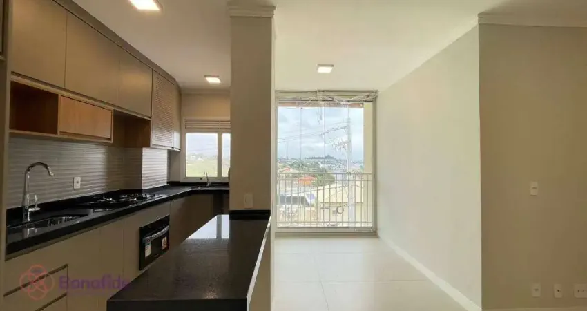 Apartamento com 2 dormitórios para alugar, 58 m² por R$ 3.080,00/mês - Chácara Recreio Santa Camila - Jundiaí/SP