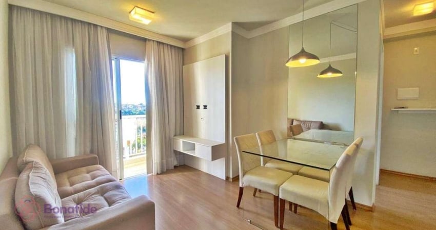 Apartamento com 2 dormitórios para alugar, 54 m² por R$ 3.601,34/mês - Jardim das Samambaias - Jundiaí/SP