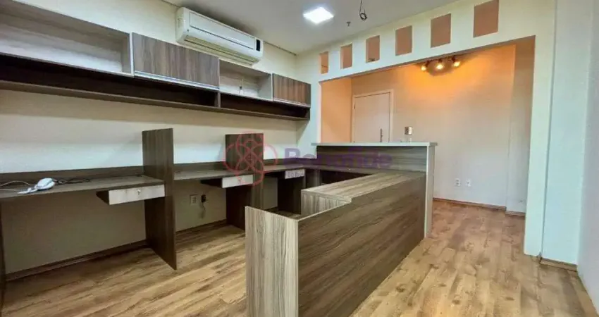 Sala comercial para locação no edifício golden office, localizado no bairro chácara urbana, em jundiaí/sp.