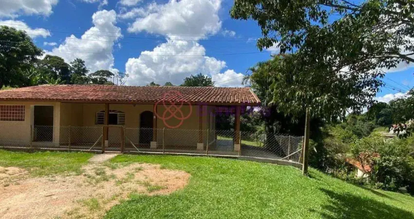 Casa em sítio para locação localizado no bairro caxambu, em jundiaí/sp.