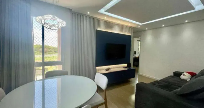 Apartamento mobiliado para locação no condomínio differenziato, localizado no bairro medeiros, em jundiaí/sp.