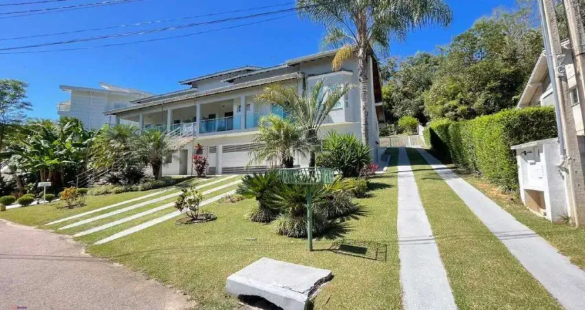 Casa de luxo com 5 suítes em cajamar (capital ville i) — 7 vagas, financiamento