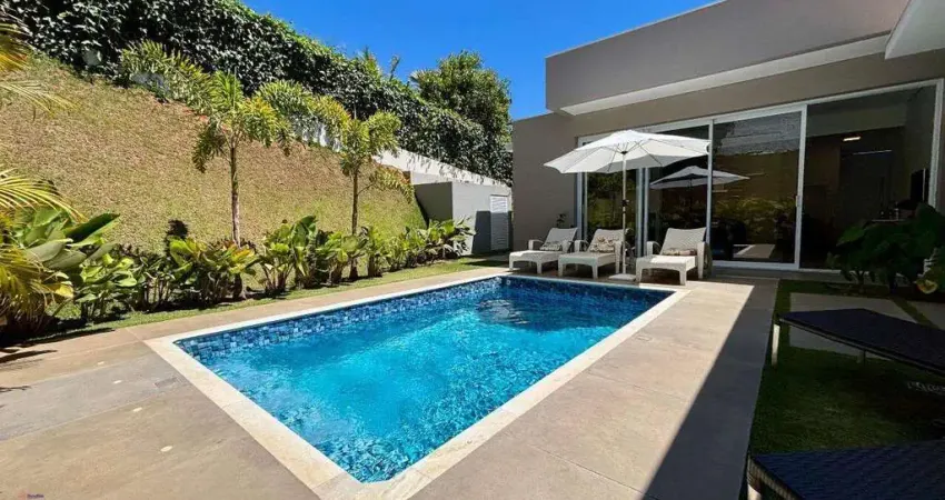 Casa para venda no condomínio terras de santa teresa, localizado na cidade de vinhedo/sp.