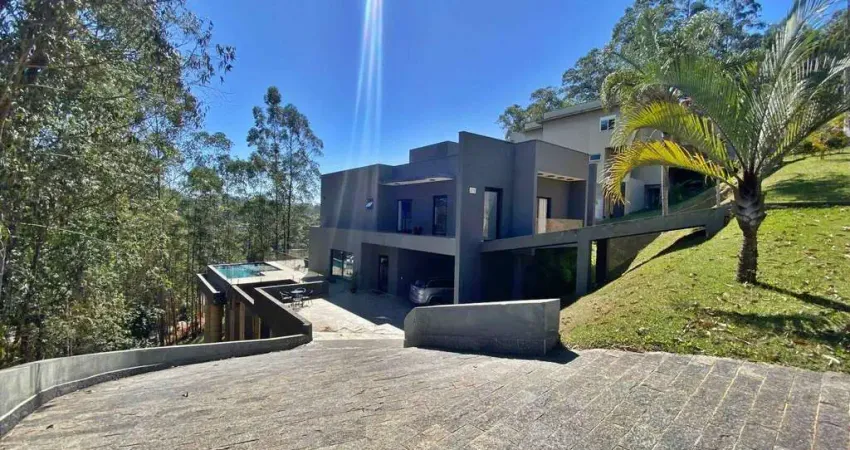 Casa com 3 dormitórios para alugar, 330 m² por r$ 14.997,00/mês - serra dos lagos - cajamar/sp