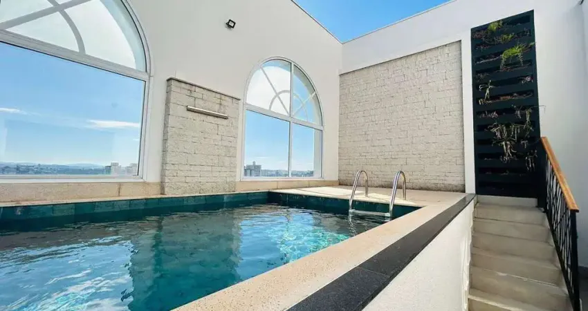 Cobertura com 3 dormitórios para alugar, 242 m² por r$ 19.600,00/mês - jardim campos elísios - jundiaí/sp