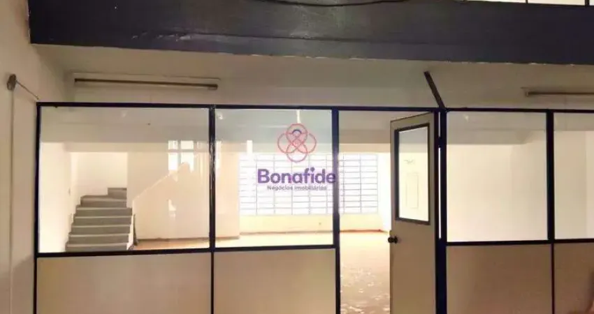 Ponto comercial para alugar na Rua Senador Fonseca, Centro, Jundiaí