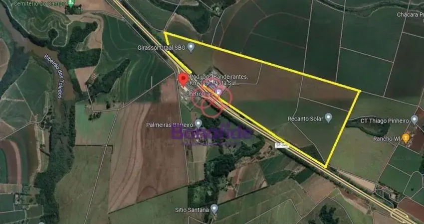 Área à venda, 1081874 m² por r$ 110.000.000,00 - pista norte - santa bárbara d'oeste/sp