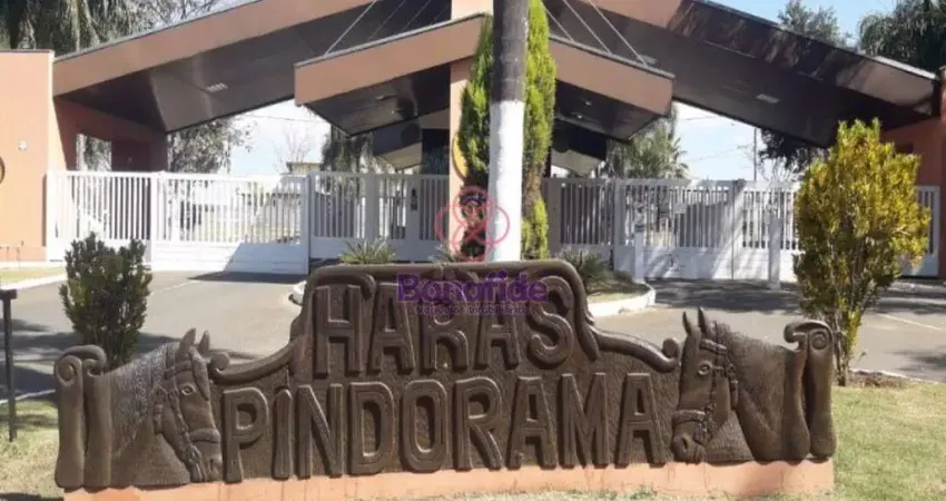 Terreno para VENDA localizado no CONDOMÍNIO HARAS PINDORAMA, em Cabreúva/SP.
