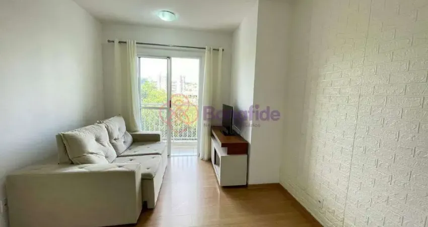 Apartamento semi-mobiliado para locação, localizado no condomínio vista centrale, na cidade de jundiaí.