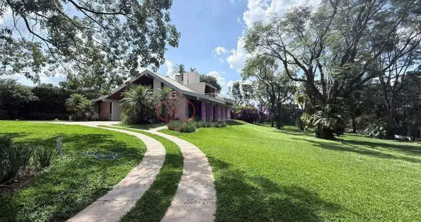 Casa de alto padrão para aluguel em chácara malota, jundiaí – 3 suítes, 8 vagas