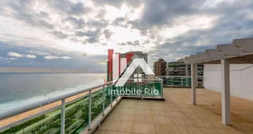 Cobertura com 4 dormitórios à venda, 369 m² por r$ 3.500.000,00 - barra da tijuca - rio de janeiro/rj