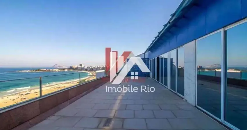 Cobertura com 4 dormitórios à venda, 425 m² por r$ 13.175.000,00 - copacabana - rio de janeiro/rj